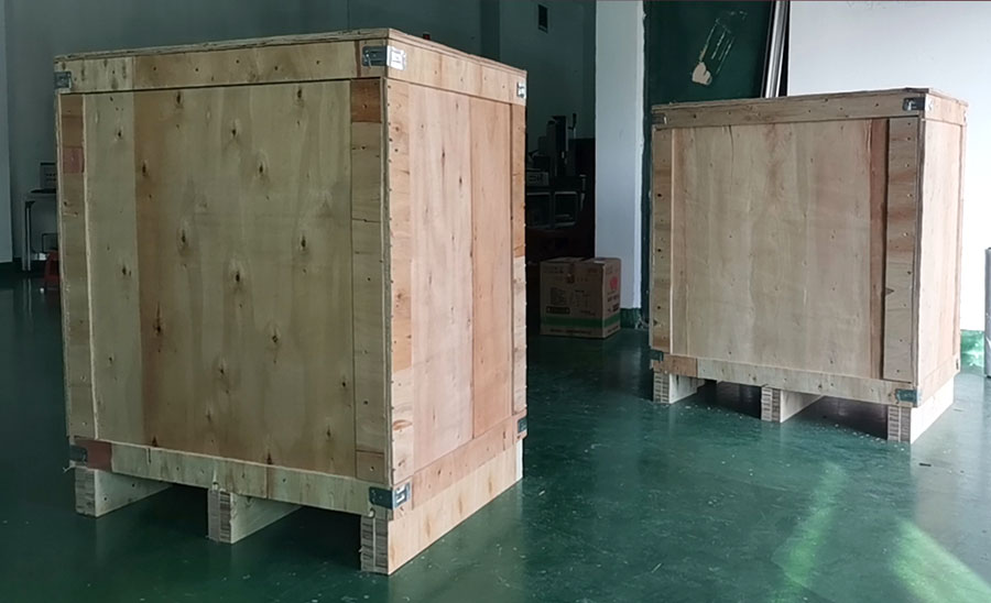 兩臺三軸荷重位移曲線測試機調試完成，發(fā)往客戶實驗室(圖2)